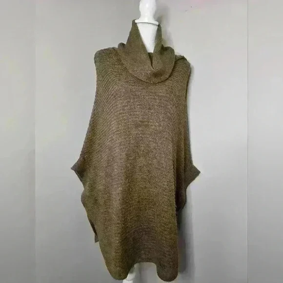 Merona Cowl Neck Sweater Poncho M/L - Picture 1 of 8